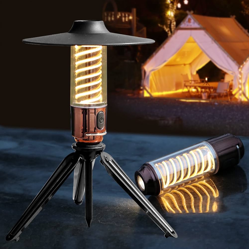ライト・ランタン WANTKEY CAMP 38explore Amazon.com: Solar Rechargeable Hooked Camping Light - 2025